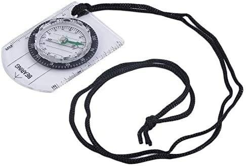 YANHAO Appearancnes Mini Baseplate Compass Map Scale Ruler Outdoor Camping Hiking Cycling Scouts Compass