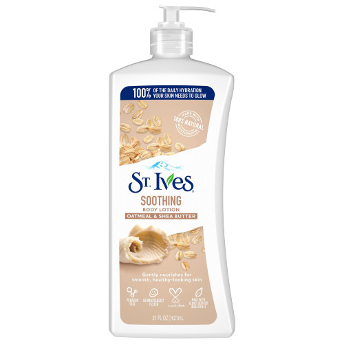St. Ives Nourish & Soothe, Oatmeal & Shea Butter Body Lotion 21 oz (Pack of 2) St. Ives Nourish & Soothe, Oatmeal & Shea Butter Body Lotion 21 oz (Pack of 2)