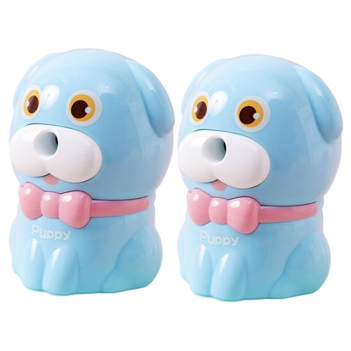 Operitacx 2pcs Puppy Pencil Sharpener Dog Sharpeners Crayon Sharpeners Xacto Pencil Sharpener Electric Eyebrow Pencil Sharpener Hand Sharpener Mini Hand Crank Child Stationery Plastic