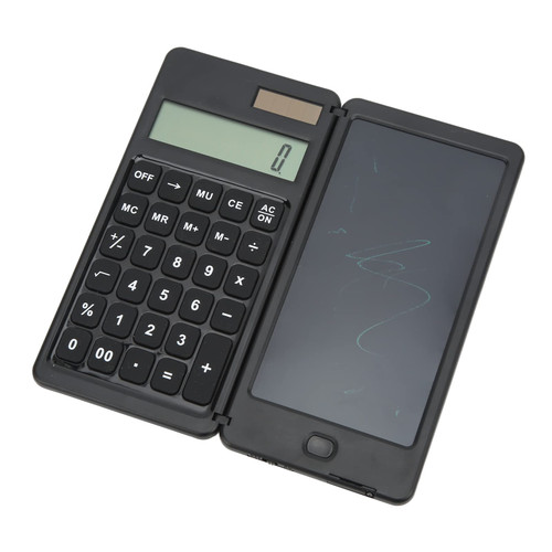 Solar Folding Calculator, 10 Digit Digital Calculator 10 Digit Display for Office for School for Home