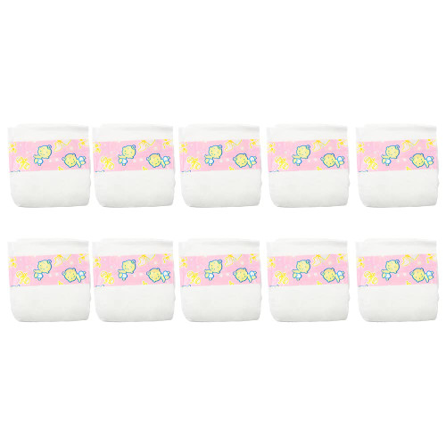 CHAREX Baby Doll Diapers Pack - 10 Pieces Newborn Dolls Diapers Refill, Doll Accessories for 18-24 Inch Reborn Dolls CHAREX Baby Doll Diapers Pack - 10 Pieces Newborn Dolls Diapers Refill, Doll Accessories for 18-24 Inch Reborn Dolls