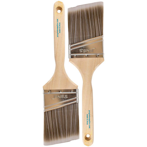 Vermeer Paint Brushes - 2-Pack - 3" Angle Brushes for All Latex and Oil Paints & Stains - Home Improvement - Interior & Exterior Use