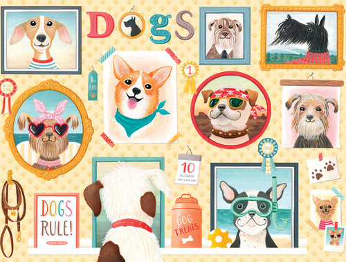 Buffalo Games - Dogs Rule - 750 Piece Jigsaw Puzzle for Adults Challenging Puzzle Perfect for Game Nights - 750 Piece Finished Size is 24.00 x 18.00