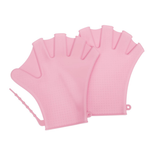 GANAZONO 1 Pair Swimming Gloves Swim Mittens Webbed Swim Gloves Swim Paddles Gym Gloves for Men Adjustable Pool Gloves Silicone Gloves Fitness Diving Supplies Sports Women's Silica Gel