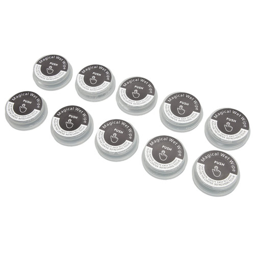 10pcs Compressed Wipes, Paper Towel Tissue, Face and Body Wipes for Post Workout and Camping, Wipes for Adults, Large Wipes