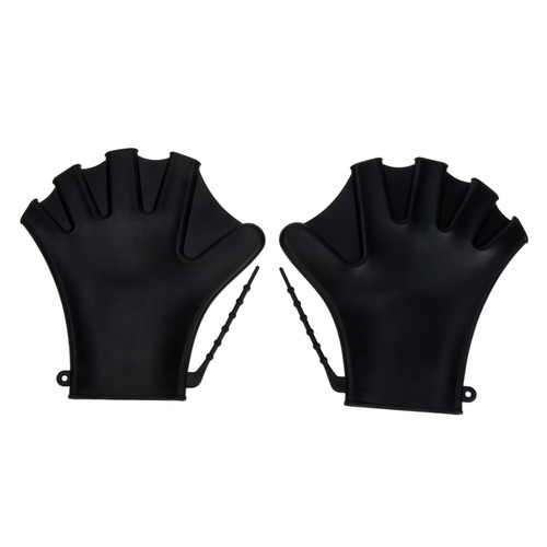 1 Pair Swimming Gloves Silicone Webbed Gloves Hand Flippers Womens glives Womens Mittens Swim Paddles Webbed Swim Gloves Mens Glove Diving Supplies Fitness Silica Gel