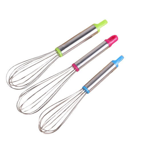 Luxshiny 3pcs Metallic Balloons Stainless Steel Whisk Beaters for Hand Mixer Wire Whisk Egg Beater Blender Kitchen Egg Beater Stainless Steel Egg Blender Manual Milk Frother