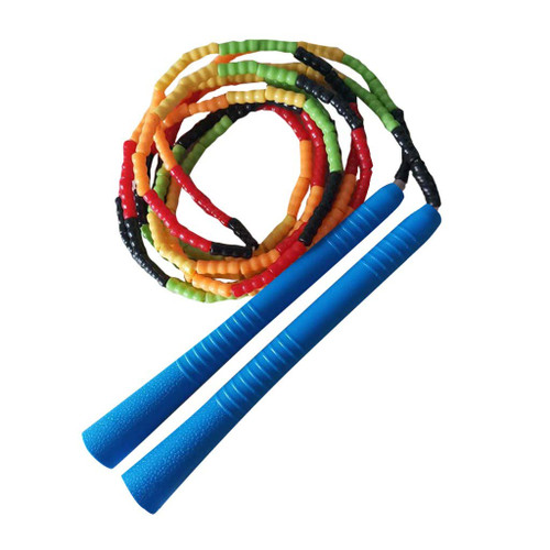 Beaded Segment Jump Rope Adjustable Super Long Rope Fitness Workout Tangle-Free Skipping Rope Great for Different Activities Exercising, Crossfit, Cardio Balance Training Weight Loss (293cm, Blue) Beaded Segment Jump Rope Adjustable Super Long Rope Fitness Workout Tangle-Free Skipping Rope Great for Different Activities Exercising, Crossfit, Cardio Balance Training Weight Loss (293cm, Blue)