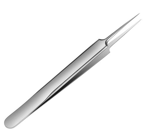 Pointed Tip Stainless Steel Ingrown Hair Tweezers Precision Splinter Remover Tweezer Whiteheads Comedones Extractor Tweezer Blackhead Pimples Remover Tweezer Tools