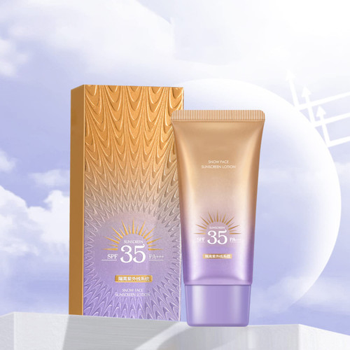 UV Daily Tinted Sunscreen, Face Sunscreen SPF35 PA for Skin Refreshing Moisturizing Sun Block, SPF 35 Face Sunscreen Moisturizer Helps Hydrate Skin and Decrease Wrinkles