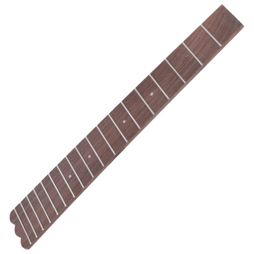 VICASKY Ukulele Fingerboard Wooden Guitar Fretboard Ukuleles Baritone Ukulele Guitar Neck Fretboard Ukulele Chord Chart Wood Guitar Finger Plate Banjo Ukulele Stringed Instrument Replace