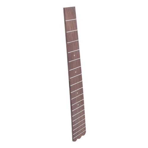 Totority Ukulele Fingerboard Replacement Fret Board Folk Guitar Fretboards Ukulele Chord Chart Ukuleles Music Fret Ukulele Neck Guitar Parts Fingerboard for Ukulele Wood White Tone Simple