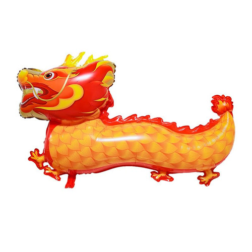PRETYZOOM Dragon Balloon, 2024 Chinese Dragon Year Balloon 2024 New Year Party Supplies Zodiac Dragon Balloon 2024 Chinese New Year Decor