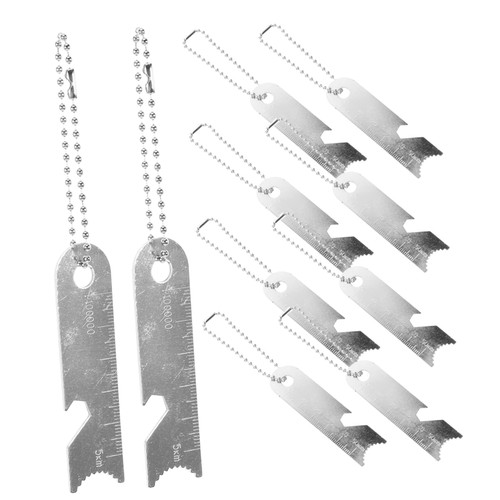 BESPORTBLE 10pcs Flint Scraper Fire Striker Fire Lighters Portable Fire Lighter Outdoor Fire Starting Rods Striker Fire Starter Tools Ferro Rods Camping Rod Dedicated Manganese Steel Iron Rod