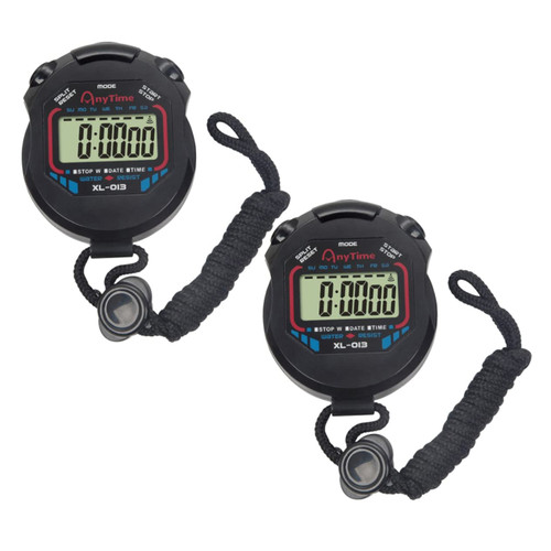 2pcs Stopwatch Timer Runners Watch Handheld up Timer Digital Stopwatch Racing Stopwatch Memory Timer Chronograph Stop Watches LED Stopwatch Electronic Stopwatch Number Racing car