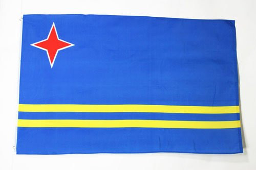 AZ FLAG Aruba Flag 3' x 5' - Aruban Flags 90 x 150 cm - Banner 3x5 ft
