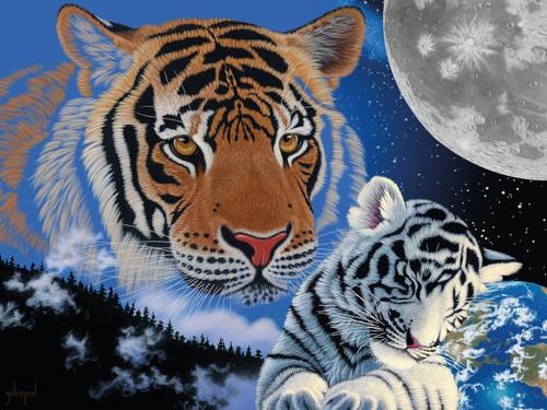 Ceaco - Foil Puzzle - Eyes On The Future - 500 Piece Jigsaw Puzzle Ceaco - Foil Puzzle - Eyes On The Future - 500 Piece Jigsaw Puzzle