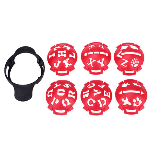 Yuly Golf Ball Line Liner Golf Accessories Golf Ball Line Markers Drawing Marking Alignment Putting Tool 7 Pack Line Drawing Marker