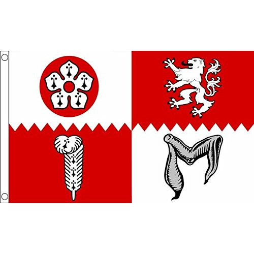 AZ FLAG Leicestershire County Flag 3' x 5' - County of Leics. - England Flags 90 x 150 cm - Banner 3x5 ft AZ FLAG Leicestershire County Flag 3' x 5' - County of Leics. - England Flags 90 x 150 cm - Banner 3x5 ft