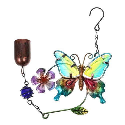Gogogmee 1pc Butterfly Wind Chime Indoor Wind Chimes Wind Bells Memorial Wind Chime Hanging Wind Chimes Fairy Metal Wind Bell Feng Shui Wind Chimes Home Decor Iron Purple Outdoor Statue