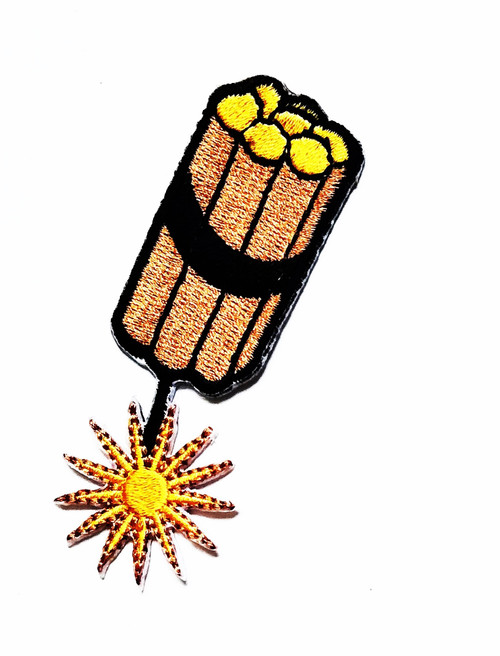 Nipitshop Patches Explosion Bomb Cartoon kid Patch for Clothes Backpacks T-shirt Jeans Skirt vests scarf Hat Bag