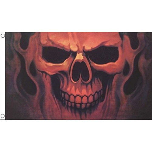 AZ FLAG Skull Ghost Flag 3' x 5' - Pirate Flags 90 x 150 cm - Banner 3x5 ft