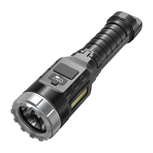 ALKOVA LED Flashlight Outdoor, Fast Charge Portable Flashlight with COB Side Lights Flashlight