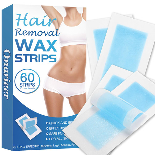 Onarieer Wax Strips 60 Counts, Wax Strips for Hair Removal, Waxing Strips, Wax Kit for Women & Men, At Home Hair Removal Body Wax Strips for Arms, Armpit, Legs, Face, Underarms and Bikini Area, Bikini Wax Strips, Waxing Strips for Brazilian Wax Onarieer Wax Strips 60 Counts, Wax Strips for Hair Removal, Waxing Strips, Wax Kit for Women & Men, At Home Hair Removal Body Wax Strips for Arms, Armpit, Legs, Face, Underarms and Bikini Area, Bikini Wax Strips, Waxing Strips for Brazilian Wax