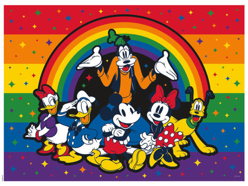 Ceaco - Disney Friends - Rainbow Friends - Oversized 200 Piece Jigsaw Puzzle