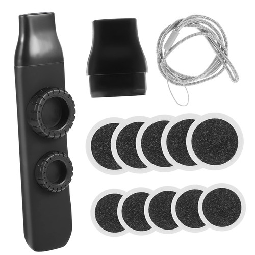 Abaodam Double Hole Kazoo Instruments for Adults Otomatone Kazoos Electric Kazoo Funny Instruments Professional Kazoo Instrument Kazoo Metal Guitar Child Aluminum Alloy Simple