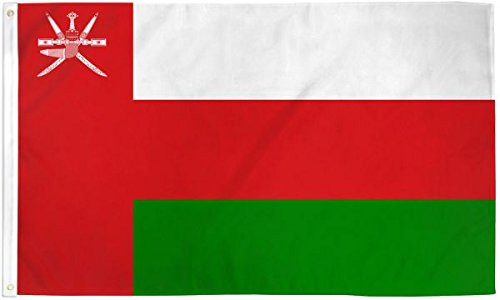 Best Flags Oman 3x5ft Poly Flag, Multicolor
