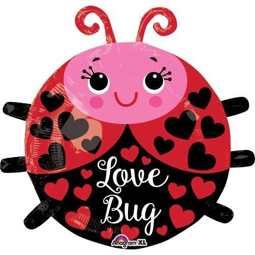 Anagram 18" Cutie Love Bug Foil Mylar Balloon
