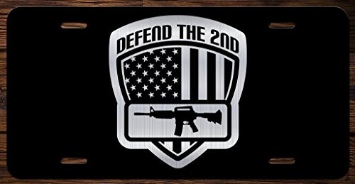 Defend The 2nd Ammendment Vanity Front License Plate Tag KCE170