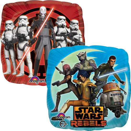 Anagram International HX Star Wars Rebels Packaged Party Balloons, Multicolor Anagram International HX Star Wars Rebels Packaged Party Balloons, Multicolor