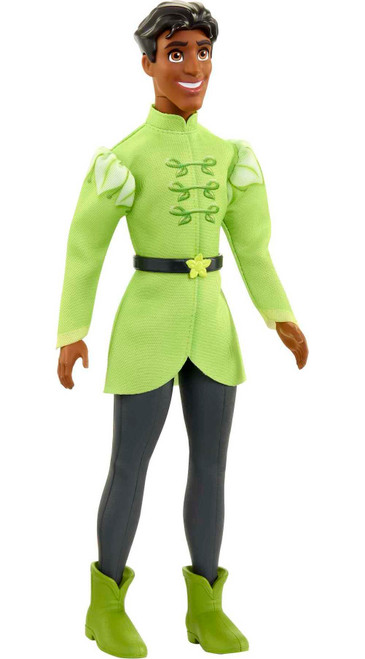 Mattel Disney Princess Toys, Posable Prince Naveen Fashion Doll in Signature Look Inspired by the Disney Movie The Princess and the Frog, Gifts for Kids