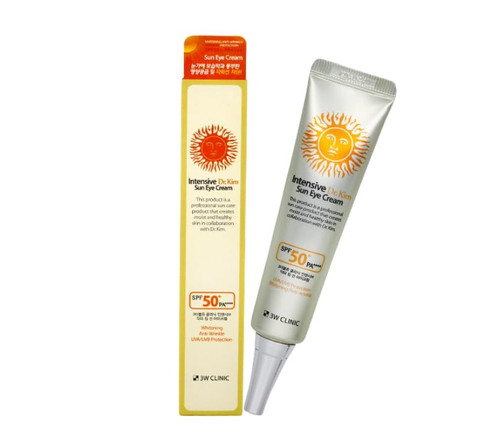 3W Clinic Intensive Dr.Kim Sun Eye Cream (40ml 1.35fl oz.) SPF50+/PA++++ UVA/UVB Protection 3W Clinic Intensive Dr.Kim Sun Eye Cream (40ml 1.35fl oz.) SPF50+/PA++++ UVA/UVB Protection