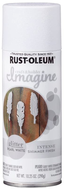 Rust-Oleum Imagine Craft & Hobby Glitter Spray Paint White Rust-Oleum Imagine Craft & Hobby Glitter Spray Paint White