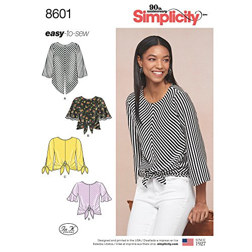 Simplicity Creative Patterns Misses' Pullover Tops Pattern, R5 (14-16-18-20-22)