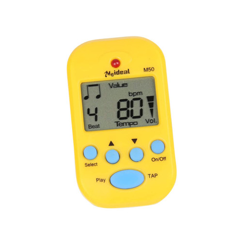 Totority Drum Metronome Guitar Tuners Saxophone Tuner Chromatic Tuner Metronome Digital Guitar Tuner Electronic Tuner Guitar Metronome Bass Tuner Pedal Tuner Mini M50 Musical Instrument