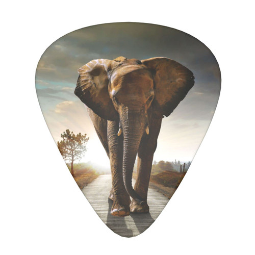 Elephant Guitar Picks for Acoustic Guitar Thin Medium Heavy Plectrum Picks for Electric Guitar Bass Mandolin, 12 Pack 0.46 0.71 0.96mm Elephant Guitar Picks for Acoustic Guitar Thin Medium Heavy Plectrum Picks for Electric Guitar Bass Mandolin, 12 Pack 0.46 0.71 0.96mm