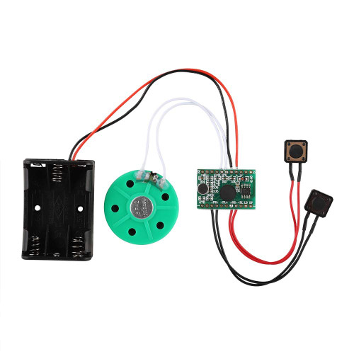 60-Second Recording Playback DIY Voice Greeting Card Module Cable Extened 10Cm, 20 Second Voice Recorder Module