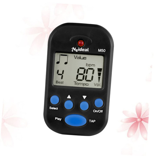 VICASKY Violin Tuner Beat Tap Metronome Digital Clip on Metronome Mechanical Metronome Violin Drum Metronome Portable Piano Metronome Mini Lcd Metronome Piano Tuner M50 Saxophone Speaker