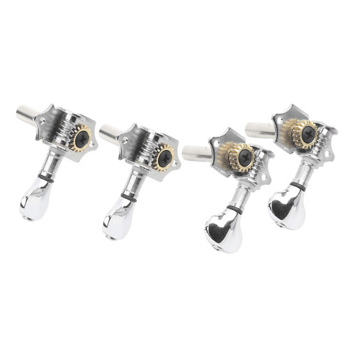 Ukulele Knobs, Easy To Use Durable Ukulele Metal Knob Ukulele Tuning Knob Replacement Accessory Metal Material for Tuning Ukulele for Ukulele Adjustmentor(silver)