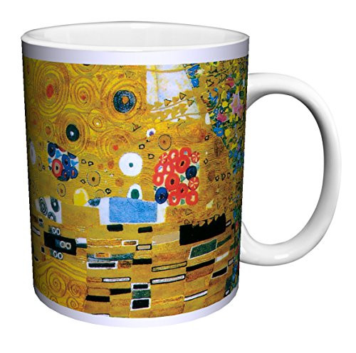 Gustav Klimt the Kiss Fine Symbolist Art Ceramic Gift Coffee (Tea, Cocoa) 11 Oz. Mug