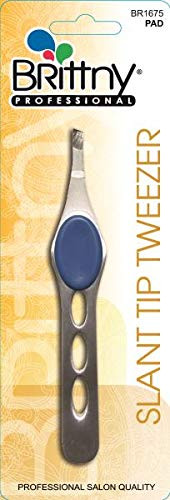 Brittny Tweezer - Slant Tip Rubber (Pack of 4)