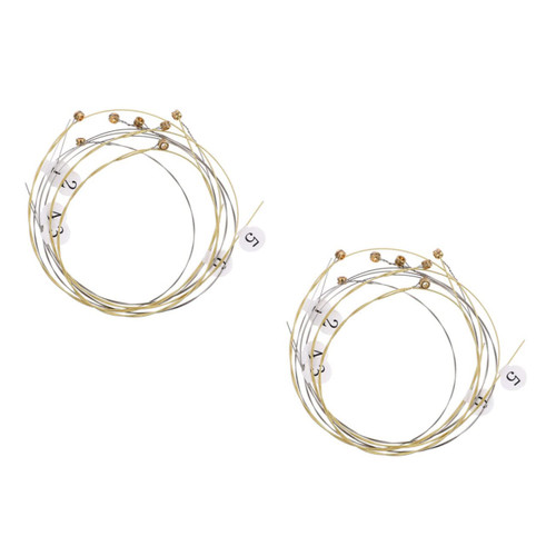 SUPVOX 19pcs Strings Strings Harp Guitar Accesories Acoustic Guitar Accessory Guitar Parts Guitar Accessories Bass Accessories Lyre Parts Electric Bass Strings Replace Steel