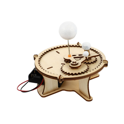 Abaodam 1 Set Solar System Planetary Toys Educational Plaything 3D Marble Run Kids Educational Toys Planet Scale Model Toys for Kids Planetarium Toy Teaching Aids Child Wooden