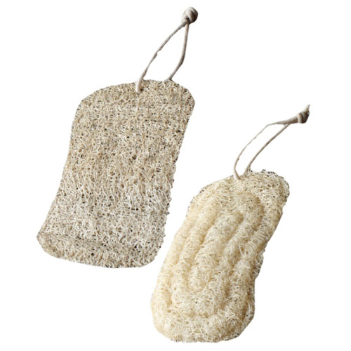 DECHOUS 2pcs Loofah Dishcloth Dish Sponges for Washing Dishes Kitchen Scrubbers for Dishes Kitchen Sponge Sponges for Cleaning Dish Scrubber Veggie Wash Shower Pot Brush Kitchen Utensils