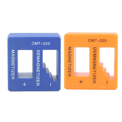 Magnetize for Screwdriver, 2pcs Magnetizer and Demagnetizer, Magnetic Tool for Screwdrivers, Screws, Drill Bits, Sockets, Multitool Accessories
