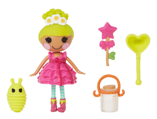 Lalaloopsy Mini Doll - Pix E. Flutters with Mini Pet Firefly, 3" Fairy Doll with Accessories, in Reusable House Package playset, for Ages 3-103,Multicolor,579052